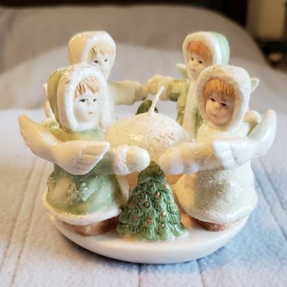 Vintage Circle of Angels Candle - Homemaker's Idea Co.